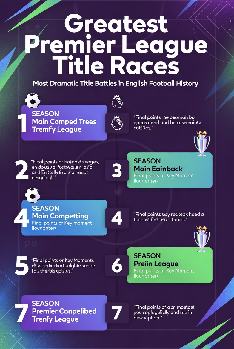 Greatest Premier League Title Races